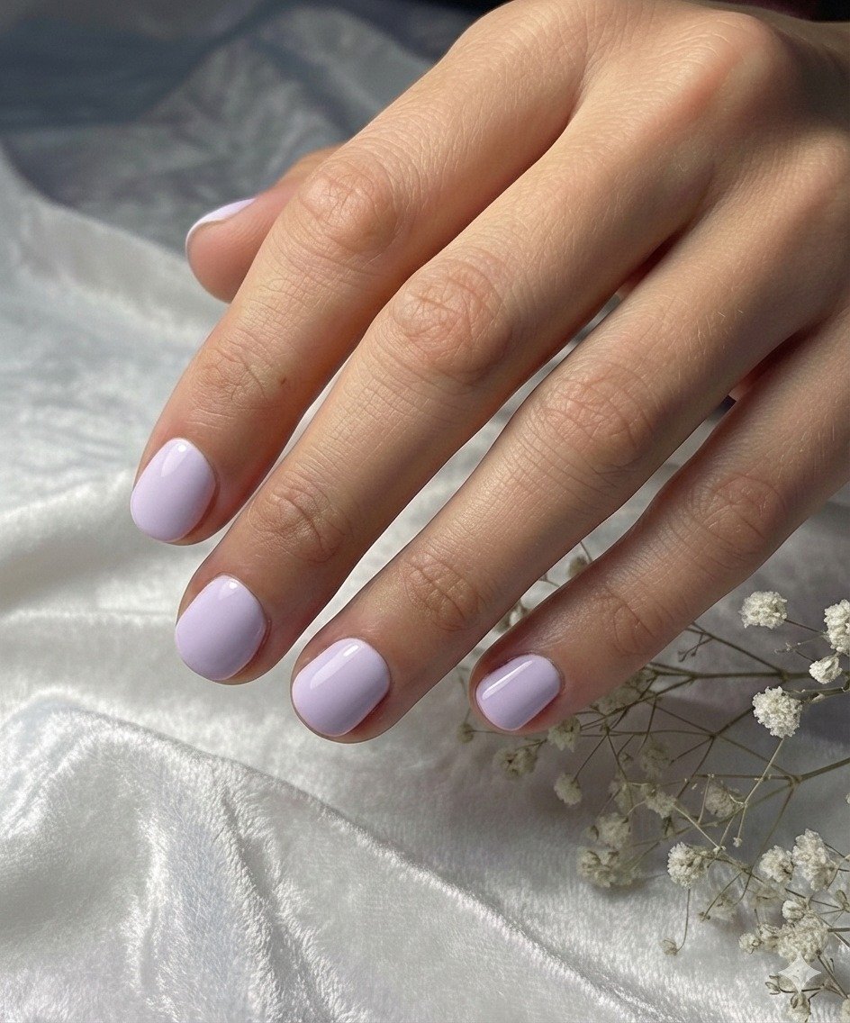 Manicura con extensión gel - ojo de gato